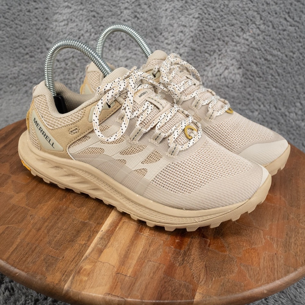 Merrell Women's Athletic Sneakers in Beige and Cream